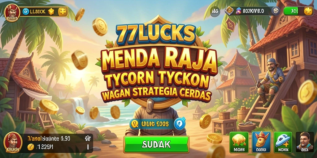 Tampilan gameplay 77LUCKS yang menarik dan strategis.