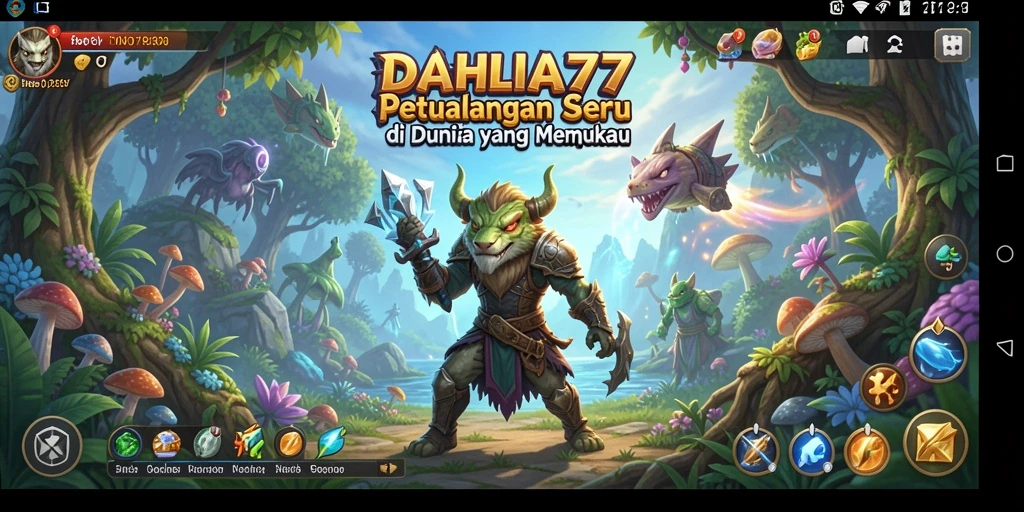 Tangkapan layar dari gameplay petualangan yang mengasyikkan di DAHLIA77.