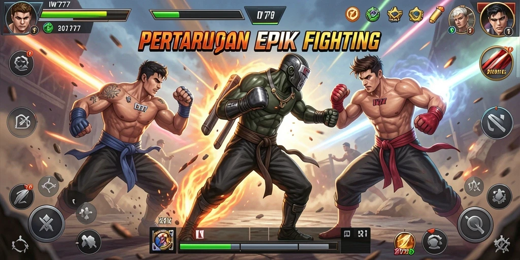 Tampilan gameplay IW777 yang mendebarkan dan penuh aksi.