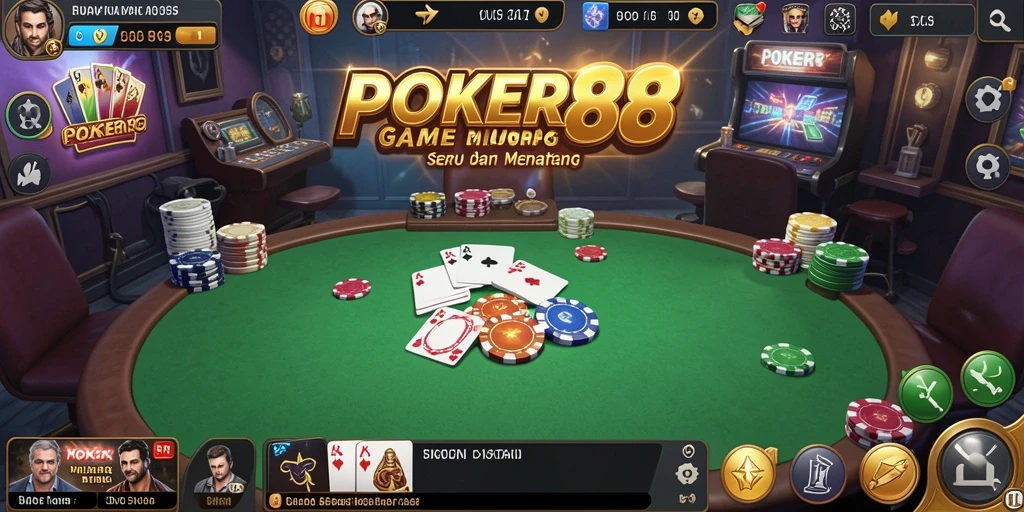 Tampilan gameplay POKER88 yang mendebarkan dan menarik dalam MMORPG.