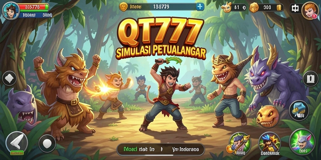 Tampilan menarik dari gameplay QT777 yang penuh tantangan.