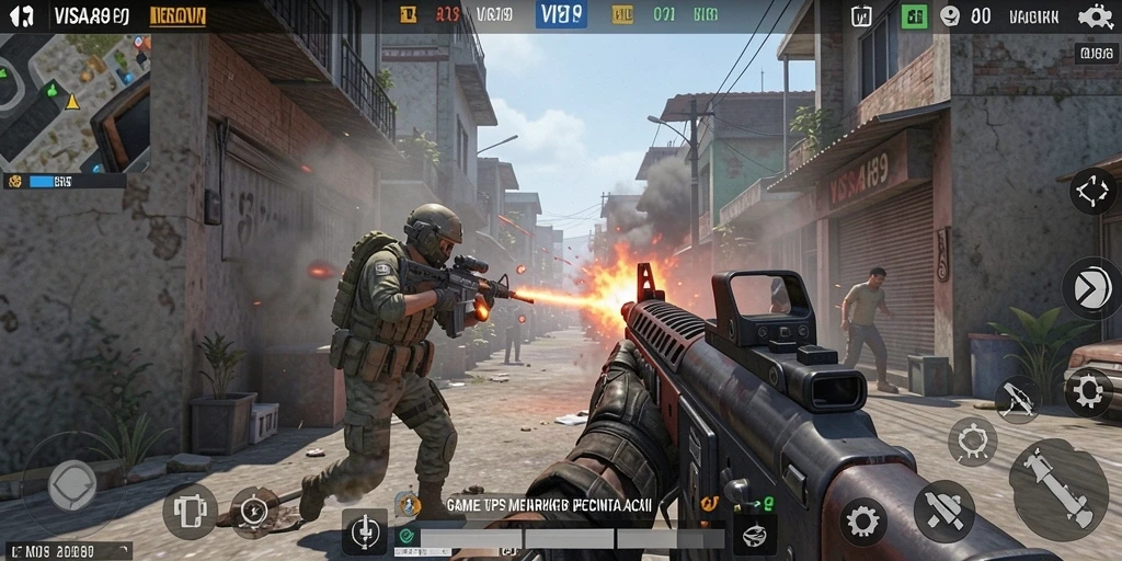 Tampilan gameplay <strong>VISA89</strong> yang menegangkan dan seru.